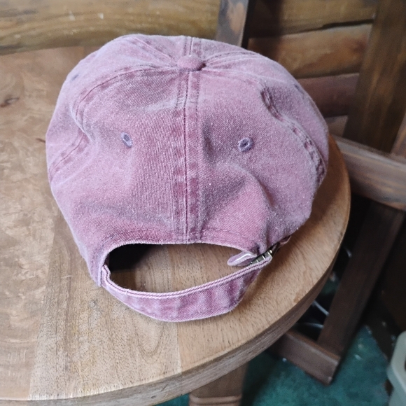 aliens of brooklyn maroon "SAVAGE" baseball hat w/ adjustable backing one size f - Picture 5 of 9